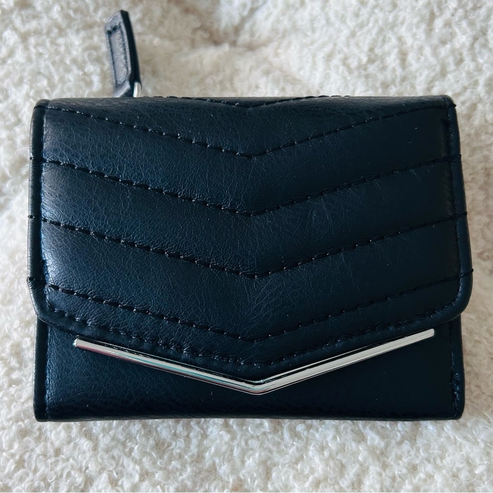 Black Faux Leather Women's Wallet